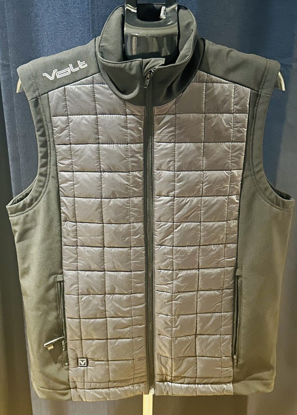Volt Heat Fusion 12v/7v Dual Source Black Heated Vest Men's size L